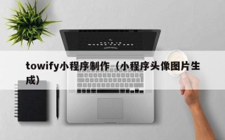 邵阳县towify小程序制作（小程序头像图片生成）